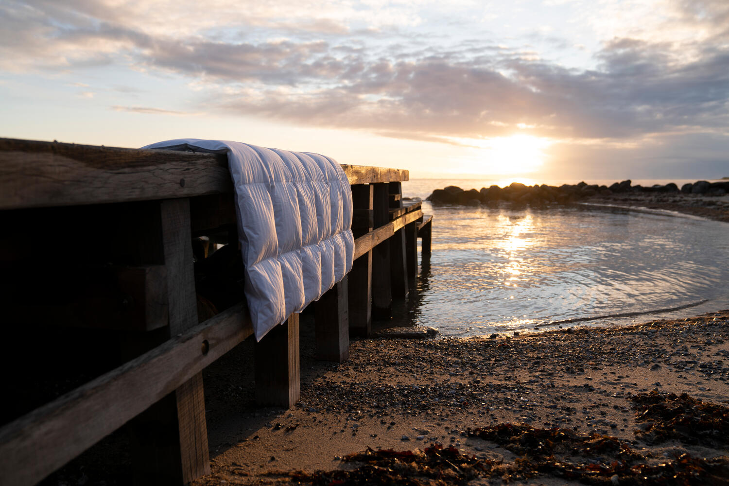 Pure Sleep Moskusdun helårsdyne - hvid